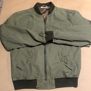 J. Crew Olive Green Bomber Jacket